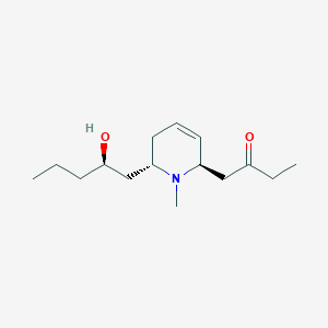 molecular formula C15H27NO2 B1251336 Andrachcinine 