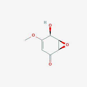 molecular formula C7H8O4 B1251338 Spaeropsidone 