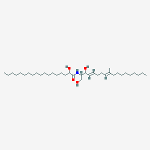 molecular formula C37H71NO4 B1251341 Lactariamide B 