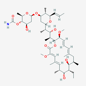 molecular formula C46H75NO13 B1251346 21-Deoxyconcanamycin A 