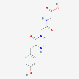 molecular formula C13H17N3O5 B12513488 H-Tyr-gly-gly-OH 