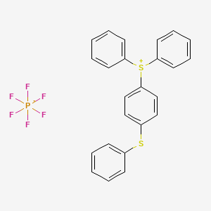 molecular formula C24H19F6PS2 B12513497 Diphenyl(4-phenylthio)phenylsufonium hexafluorophosphate 