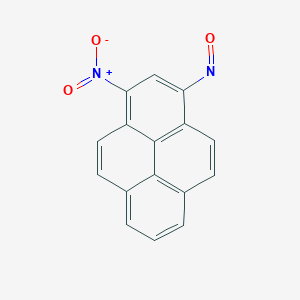 molecular formula C16H8N2O3 B125135 1-Nitro-3-nitrosopyrene CAS No. 144886-19-1