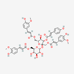 molecular formula C51H52O22 B1251350 Lapathoside B 
