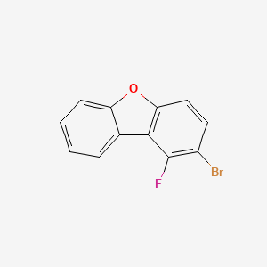 molecular formula C12H6BrFO B12513502 2-Bromo-1-fluorodibenzo[b,d]furan 