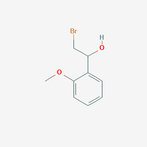 molecular formula C9H11BrO2 B12513556 2-Bromo-1-(2-methoxyphenyl)ethanol CAS No. 142363-61-9