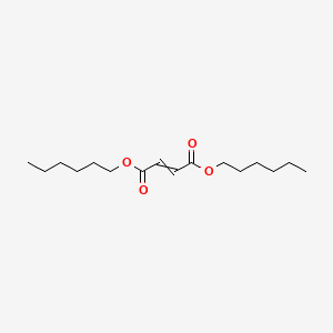 molecular formula C16H28O4 B12513592 Dihexyl but-2-enedioate 