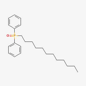 molecular formula C24H35OP B12513604 Diphenyldodecylphosphine oxide CAS No. 90177-29-0