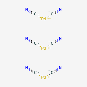 molecular formula C6N6Pd3 B12513610 Tris(palladiumdicarbonitrile) 