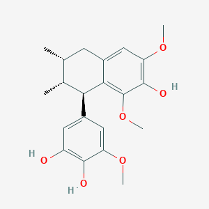 molecular formula C21H26O6 B1251362 Ocholignan A 