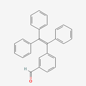 molecular formula C27H20O B12513625 3-(1,2,2-Triphenylvinyl)benzaldehyde 