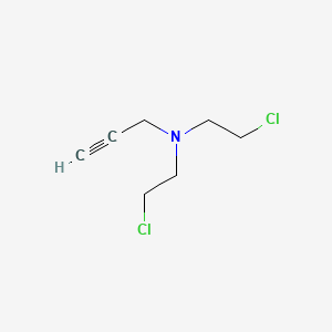 molecular formula C7H11Cl2N B12513642 N,N-bis(2-chloroethyl)prop-2-yn-1-amine CAS No. 5054-37-5