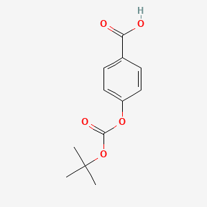molecular formula C12H14O5 B12513728 4-((tert-Butoxycarbonyl)oxy)benzoic acid 