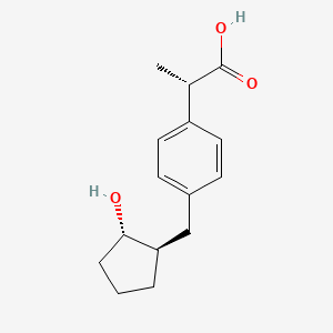 molecular formula C15H20O3 B1251374 Loxoprofenol-SRS CAS No. 83648-76-4