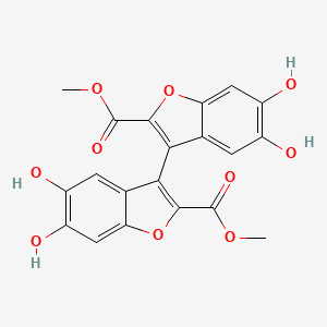 molecular formula C20H14O10 B1251377 Kynapcin-24 