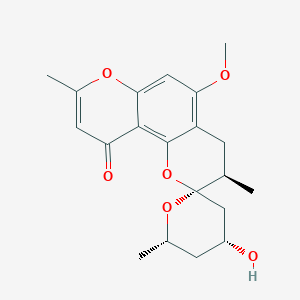 molecular formula C20H24O6 B1251379 Chaetoquadrin A 