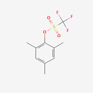 molecular formula C10H11F3O3S B12513827 2,4,6-Trimethylphenyl triflate 