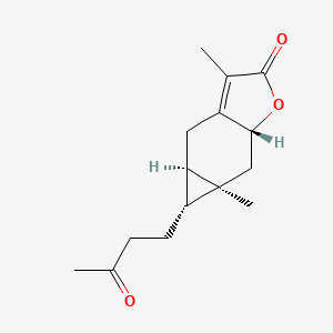 molecular formula C15H20O3 B1251386 Curcumenolactone B 