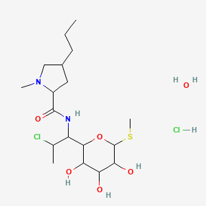 molecular formula C18H36Cl2N2O6S B12513860 Clindamycin (hydrochloride monohydrate) 