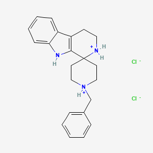 molecular formula C22H27Cl2N3 B12513881 Spiro-[N-benzylpiperidine-4',1-(1,2,3,4-terahydro-beta-carboline)] dihydrochloride 