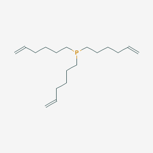 molecular formula C18H33P B12513925 Tri(hex-5-en-1-yl)phosphane CAS No. 816419-98-4