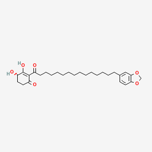 molecular formula C28H40O6 B1251393 Surinone A 