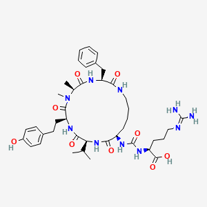 molecular formula C41H60N10O9 B1251397 Anabaenopeptin B 