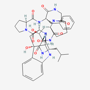 molecular formula C42H54N8O9 B1251400 Phakellistatin 3 