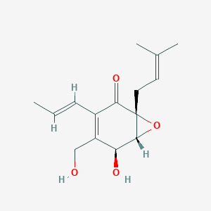 molecular formula C15H20O4 B1251401 Jesterone 