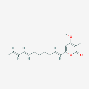 molecular formula C18H24O3 B1251405 prosolanapyrone I 