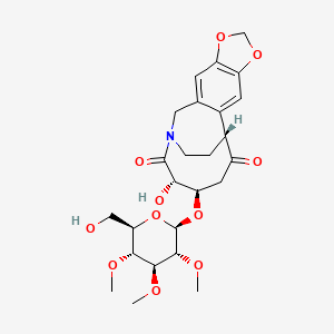 molecular formula C25H33NO11 B1251408 Cripowellin B 