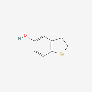 molecular formula C8H8OSe B1251409 Benzo[b]selenophene-5-ol, 2,3-dihydro- CAS No. 245442-91-5