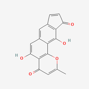 molecular formula C17H10O5 B1251410 Euplectin 