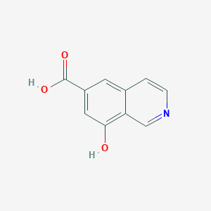 molecular formula C10H7NO3 B12514103 8-Hydroxyisoquinoline-6-carboxylic acid 