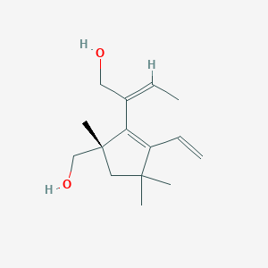 molecular formula C15H24O2 B1251413 Secobotrytriendiol 