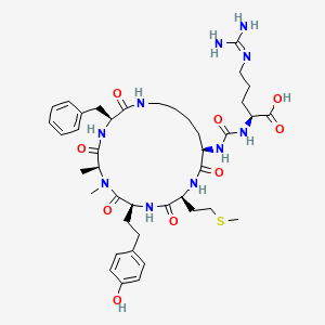 molecular formula C41H60N10O9S B1251416 oscillamide B 