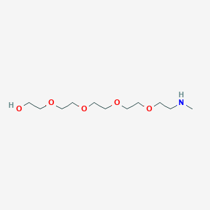 molecular formula C11H25NO5 B12514231 5,8,11,14-Tetraoxa-2-azahexadecan-16-ol 