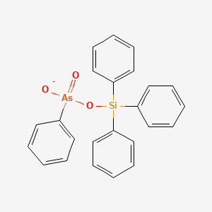 molecular formula C24H20AsO3Si- B12514315 Phenyl(triphenylsilyloxy)arsinate CAS No. 676267-95-1