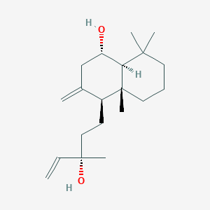 molecular formula C20H34O2 B1251433 Larixol 