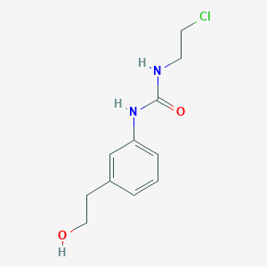 molecular formula C11H15ClN2O2 B12514352 N-(2-Chloroethyl)-N'-[3-(2-hydroxyethyl)phenyl]urea CAS No. 803729-83-1
