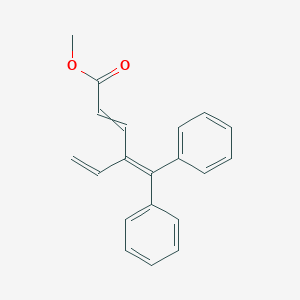 molecular formula C20H18O2 B12514413 Methyl 4-(diphenylmethylidene)hexa-2,5-dienoate CAS No. 698389-87-6