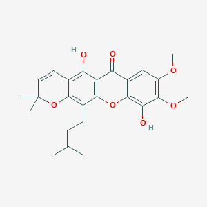 molecular formula C25H26O7 B1251448 Gaboxanthone 
