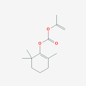 molecular formula C13H20O3 B12514487 Prop-1-en-2-yl 2,6,6-trimethylcyclohex-1-en-1-yl carbonate CAS No. 812639-01-3