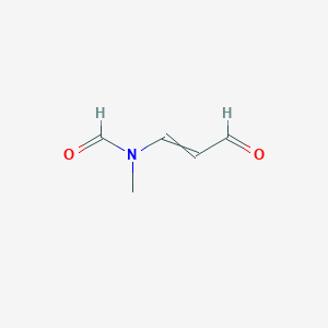 molecular formula C5H7NO2 B12514490 N-Methyl-N-(3-oxoprop-1-en-1-yl)formamide CAS No. 679800-28-3