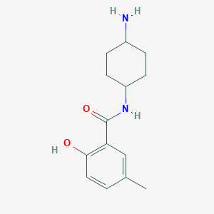 molecular formula C14H20N2O2 B12514577 N-(4-Aminocyclohexyl)-2-hydroxy-5-methylbenzamide CAS No. 752981-36-5