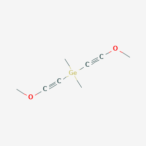 molecular formula C8H12GeO2 B12514640 Bis(methoxyethynyl)(dimethyl)germane CAS No. 683775-19-1