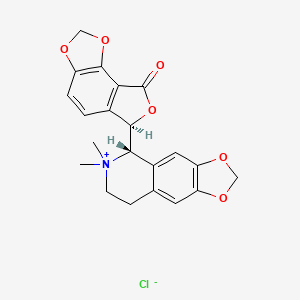 molecular formula C21H20ClNO6 B1251466 Bicuculline methochloride CAS No. 38641-83-7