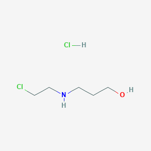 molecular formula C5H13Cl2NO B125147 3-[(2-氯乙基)氨基]-1-丙醇盐酸盐 CAS No. 40722-80-3