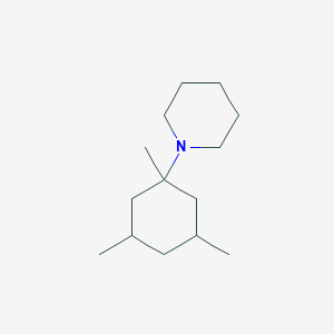 molecular formula C14H27N B12514719 Piperidine, 1-(1,3,5-trimethylcyclohexyl)- CAS No. 685088-06-6