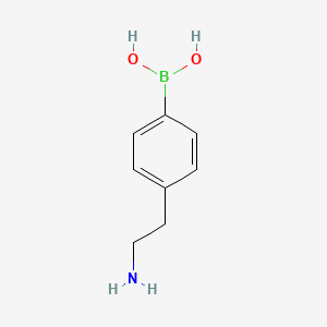 molecular formula C8H12BNO2 B12514724 (4-(2-Aminoethyl)phenyl)boronic acid 